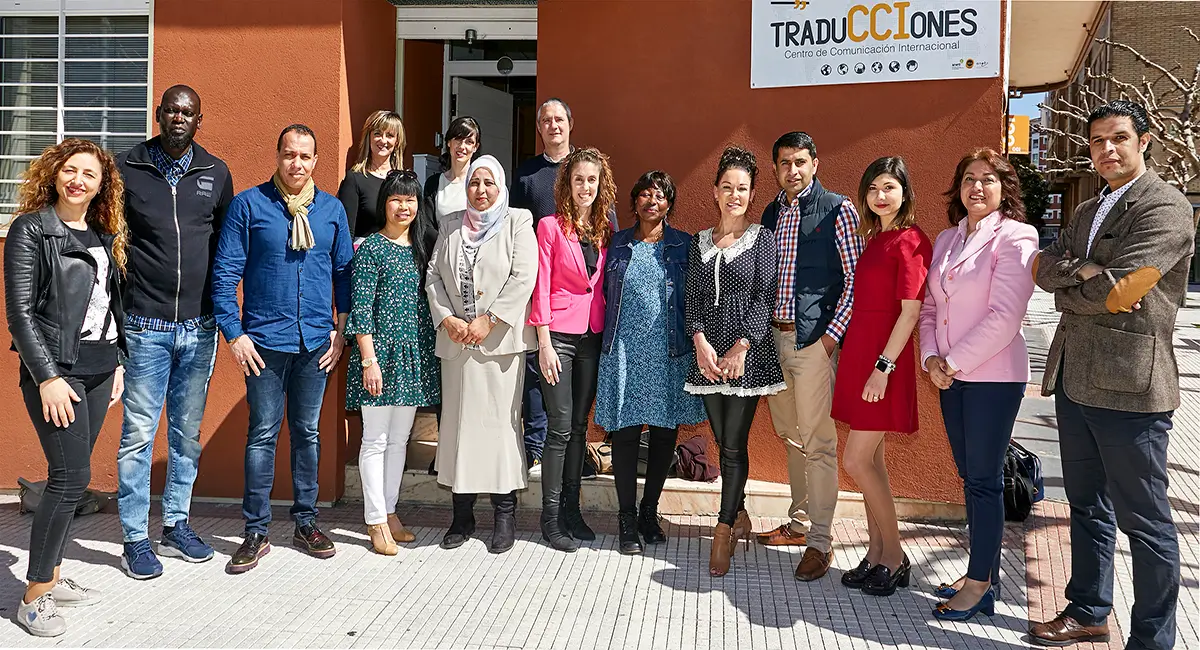 Equipo de CCI, empresa de traducciones de Pamplona