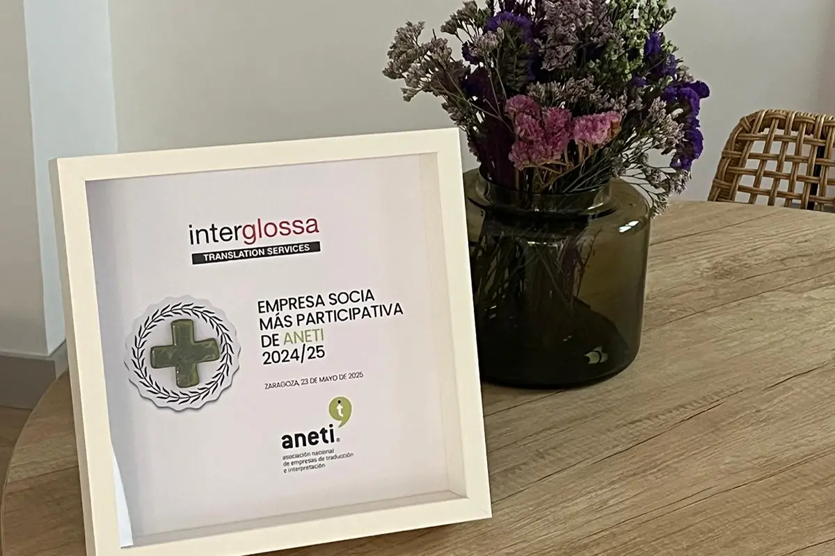 Interglossa, reconocida por ANETI como la empresa más participativa