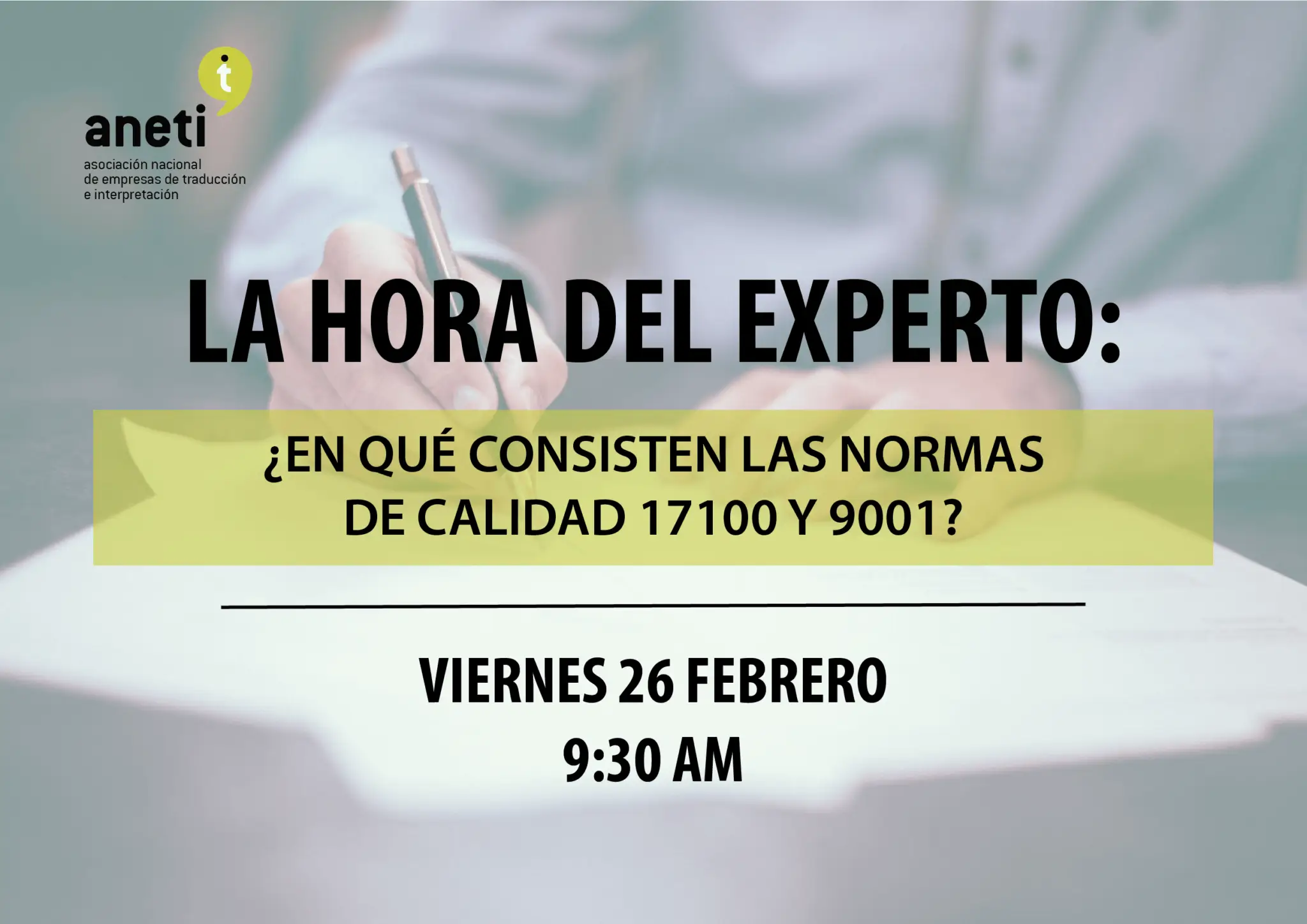 En qué consisten las normas de calidad 17100 y 9001